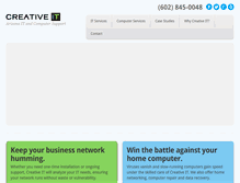 Tablet Screenshot of creativeitaz.com